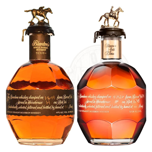 Blanton's Black Edition & Blanton's Gold Label Bundle - Allocated Outlet