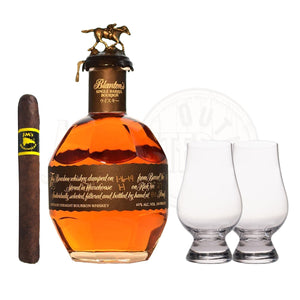 Blanton's Black Label with Glencairn Set & Cigar Bundle - Allocated Outlet