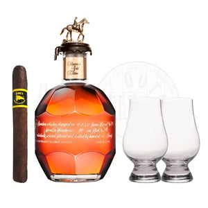 Blanton's Gold Label with Glencairn Set & Cigar Bundle - Allocated Outlet