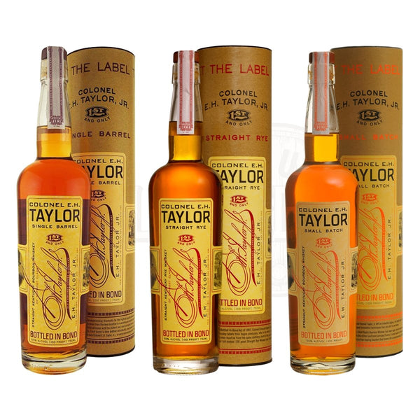 E.H. Taylor Single Barrel, Straight Rye, & Small Batch Bundle - Allocated Outlet