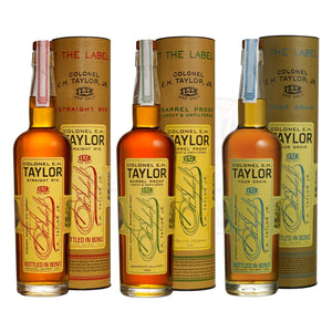 E.H. Taylor Straight Rye, Barrel Proof, & Four Grain Bundle - Allocated Outlet