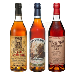 Pappy Van Winkle 10 Year, 15 Year, & Family Reserve Rye Bundle - Allocated Outlet