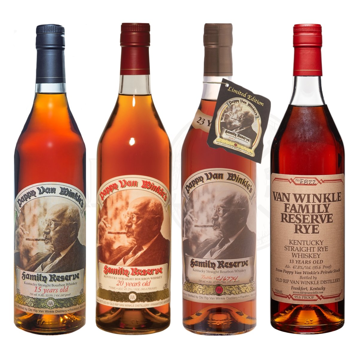 Pappy Van Winkle 15 Year Bourbon, Van Winkle 20 Year Bourbon