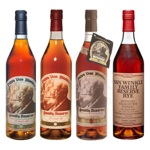 Pappy Van Winkle 15 Year, 20 Year, 23 Year, & Family Reserve Rye Bundle - Allocated Outlet