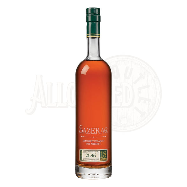 Sazerac 18 Year Kentucky Straight Rye Bourbon 2016 - Allocated Outlet