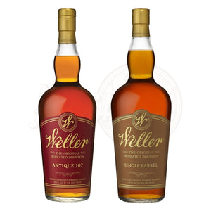 W.L. Weller Antique 107 & W.L. Weller Single Barrel Kentucky Straight Bourbon Whiskey Bundle - Allocated Outlet