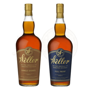 W.L. Weller Single Barrel Kentucky Straight Bourbon Whiskey & W.L. Weller Full Proof Bundle - Allocated Outlet